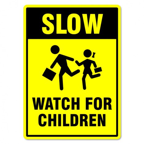 Sign slow watch for children