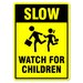 Sign slow watch for children